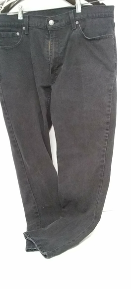 LEVI'S Strauss 511 Pants Water Less Black Denim WPL423 Size 36"x 28 - Picture 3 of 6